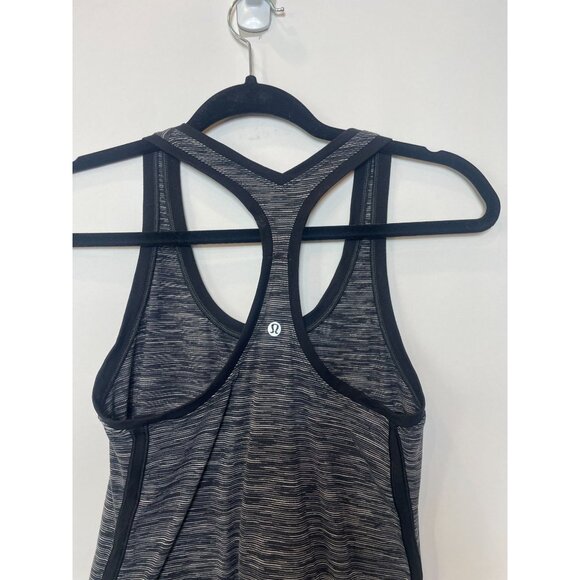 Lululemon Cool Racerback II Wee Are From Space Deep Coal Battleship Size 4 - Picture 9 of 10